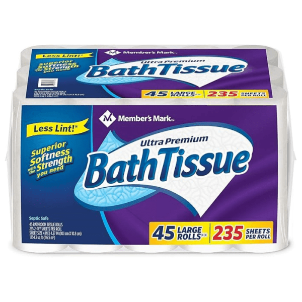 Member's Mark Ultra Premium Bath Tissue, 2 ply (232 sheets, 45 rolls)